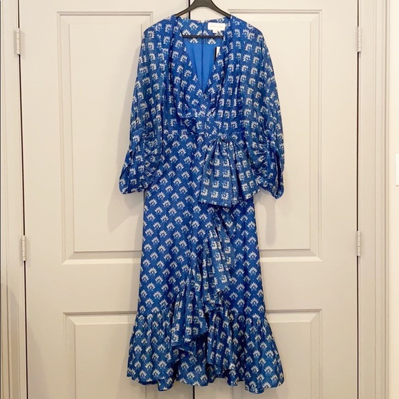 NWT Sachin + Babi Rae Print Midi Dress - Picture 3 of 15